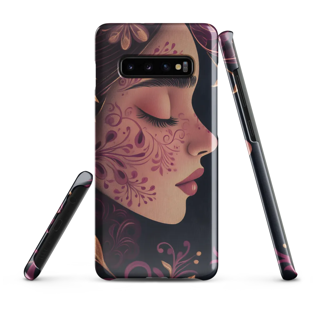 Serenity in Bloom | Phone Case |  S10 Plus | Snap Case | Glossy