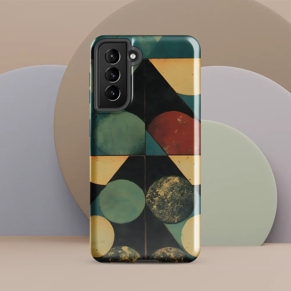 Geometric Harmony | Phone Case |  S21 | Tough Case | Glossy