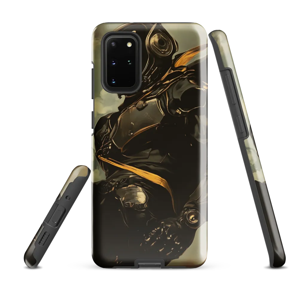 Ethereal Explorer: The Enigmatic Astronaut | Phone Case |  S20 Plus | Tough Case | Glossy