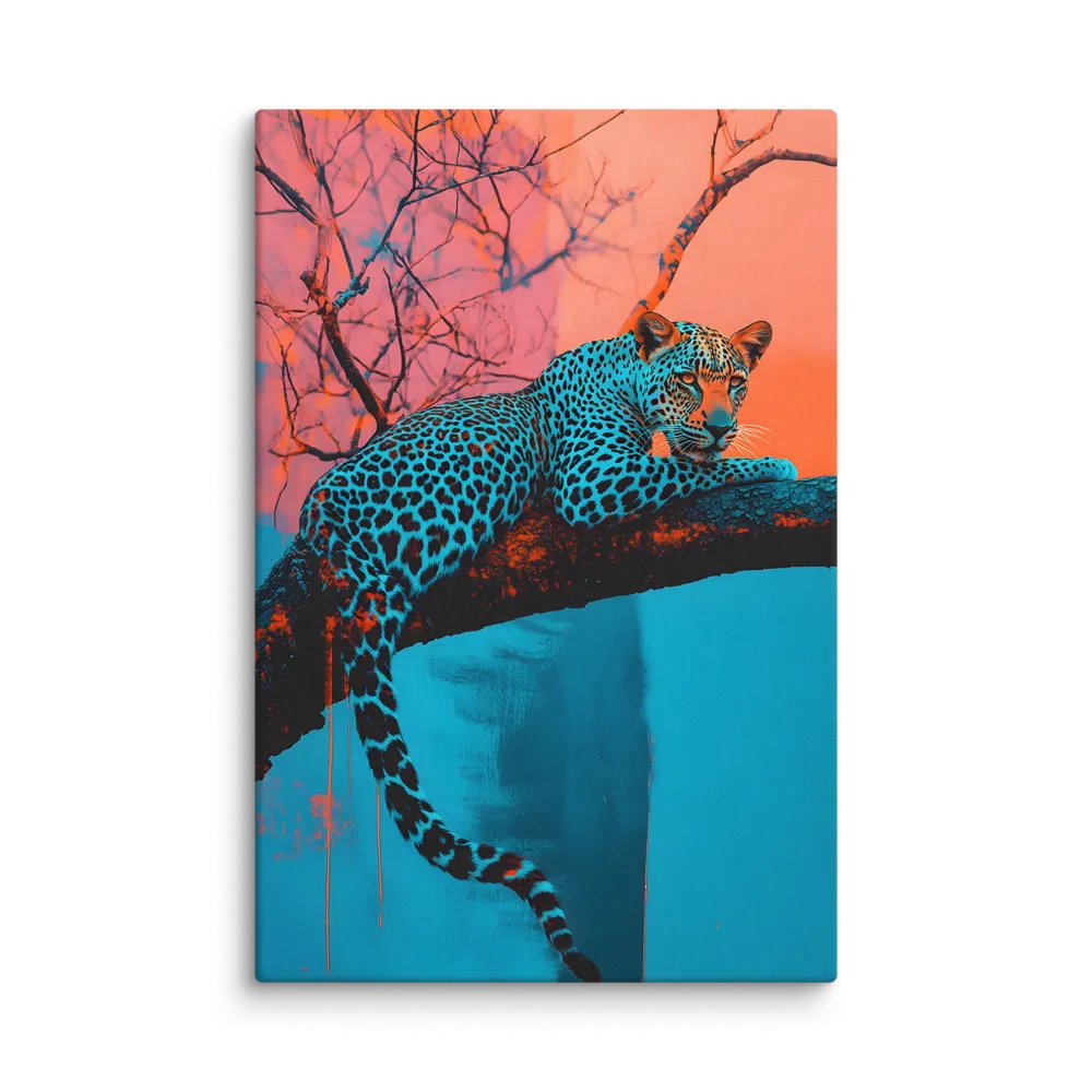 Ethereal Serenity: The Leopard's Perch