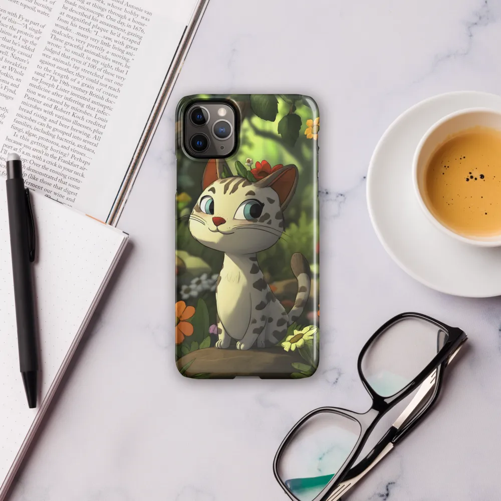 Whimsical Forest Cat | Phone Case |  11 Pro Max | Snap Case | Glossy