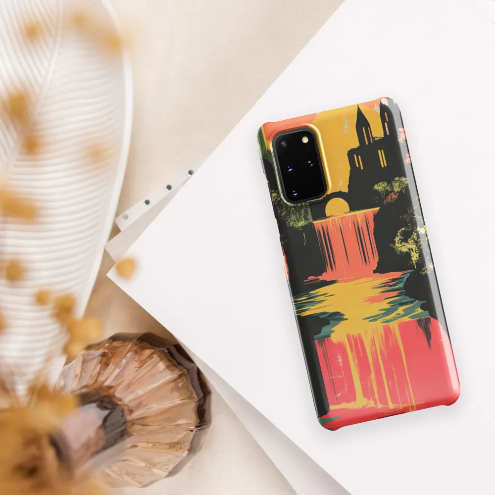 Elysian Echoes: A Surreal Reflections | Phone Case |  S20 Plus | Snap Case | Glossy