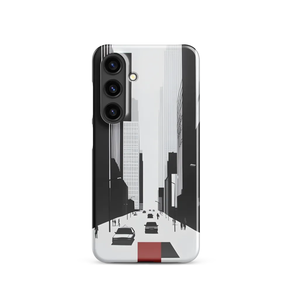 Urban Solitude: A Minimalistic Cityscape