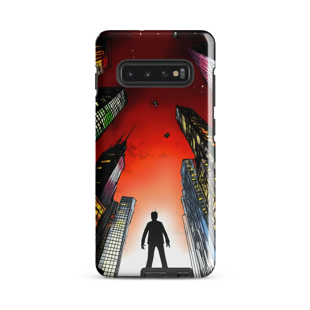 Urban Skyward: A Journey into Wonder | Phone Case |  S10 Plus | Tough Case | Glossy