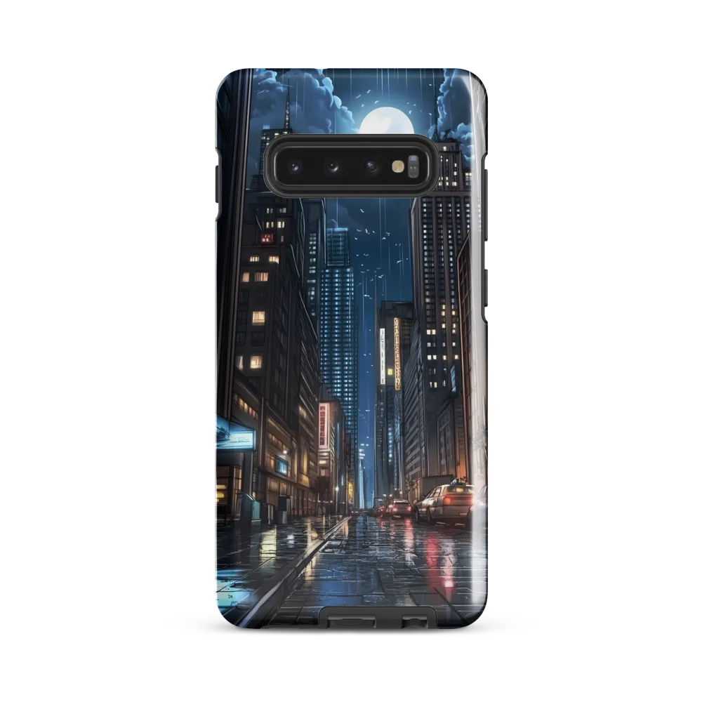 Moonlit Urban Serenity | Phone Case |  S10 Plus | Tough Case | Glossy