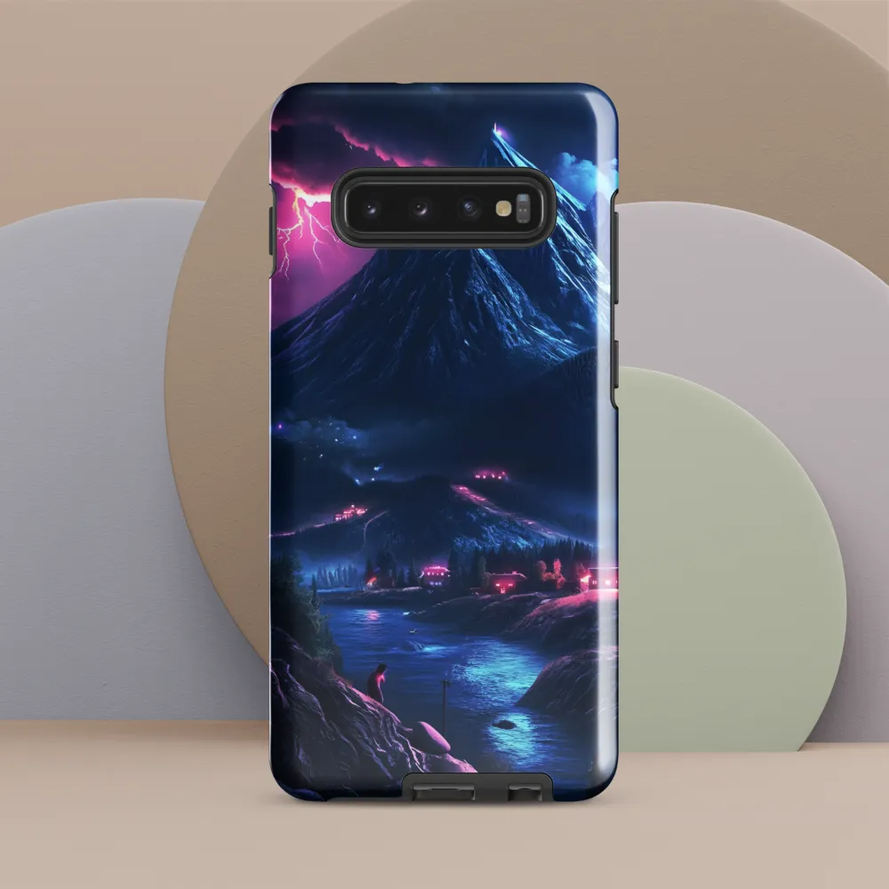 Mystical Storm Beneath the Peak | Phone Case |  S10 Plus | Tough Case | Glossy