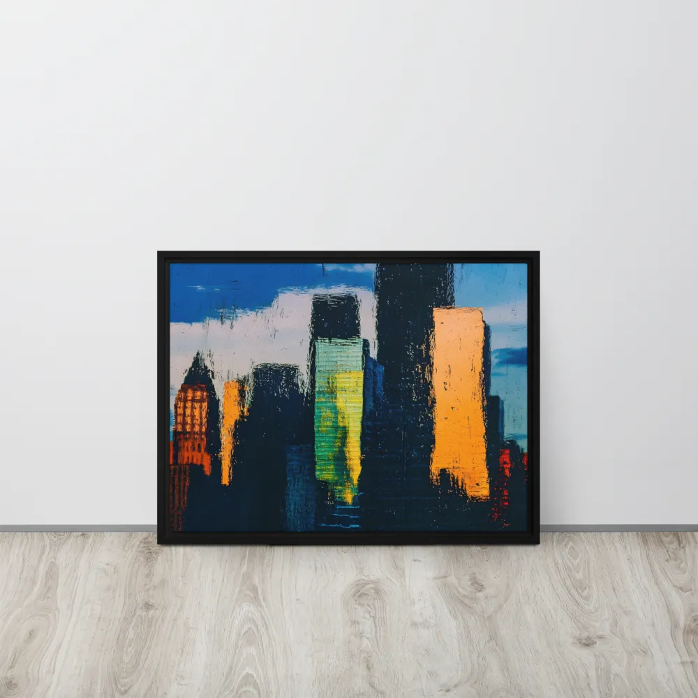 Reflections of Tranquility | Canvas with Black Frame | 18″×24″