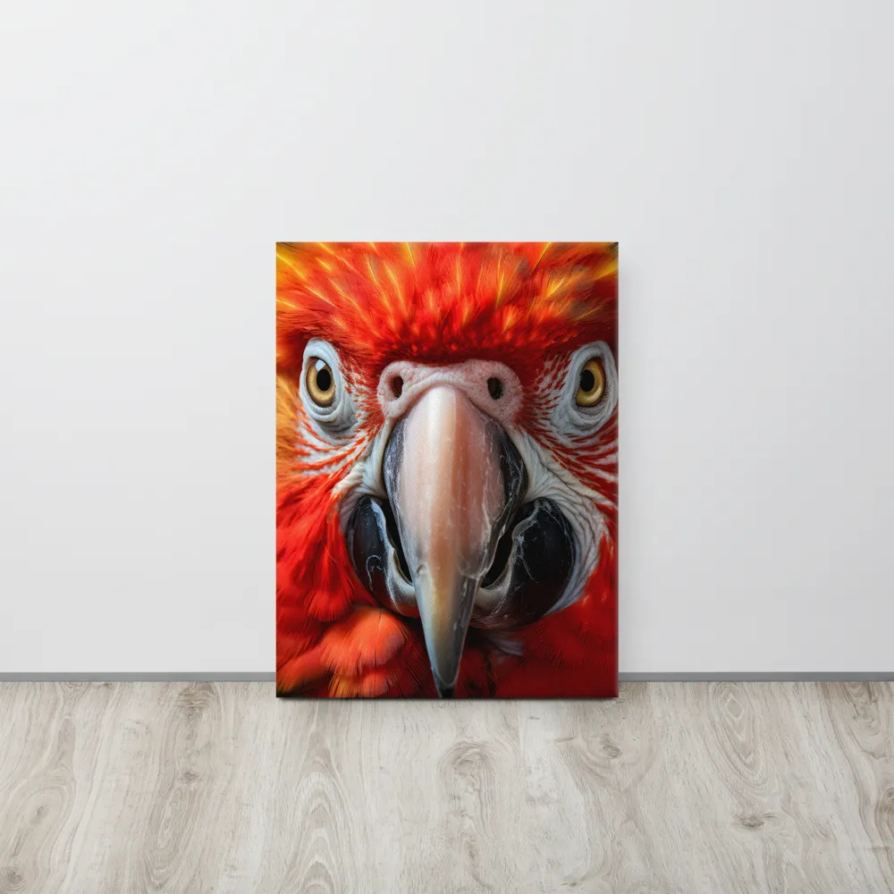 The Fiery Gaze of the Parrot