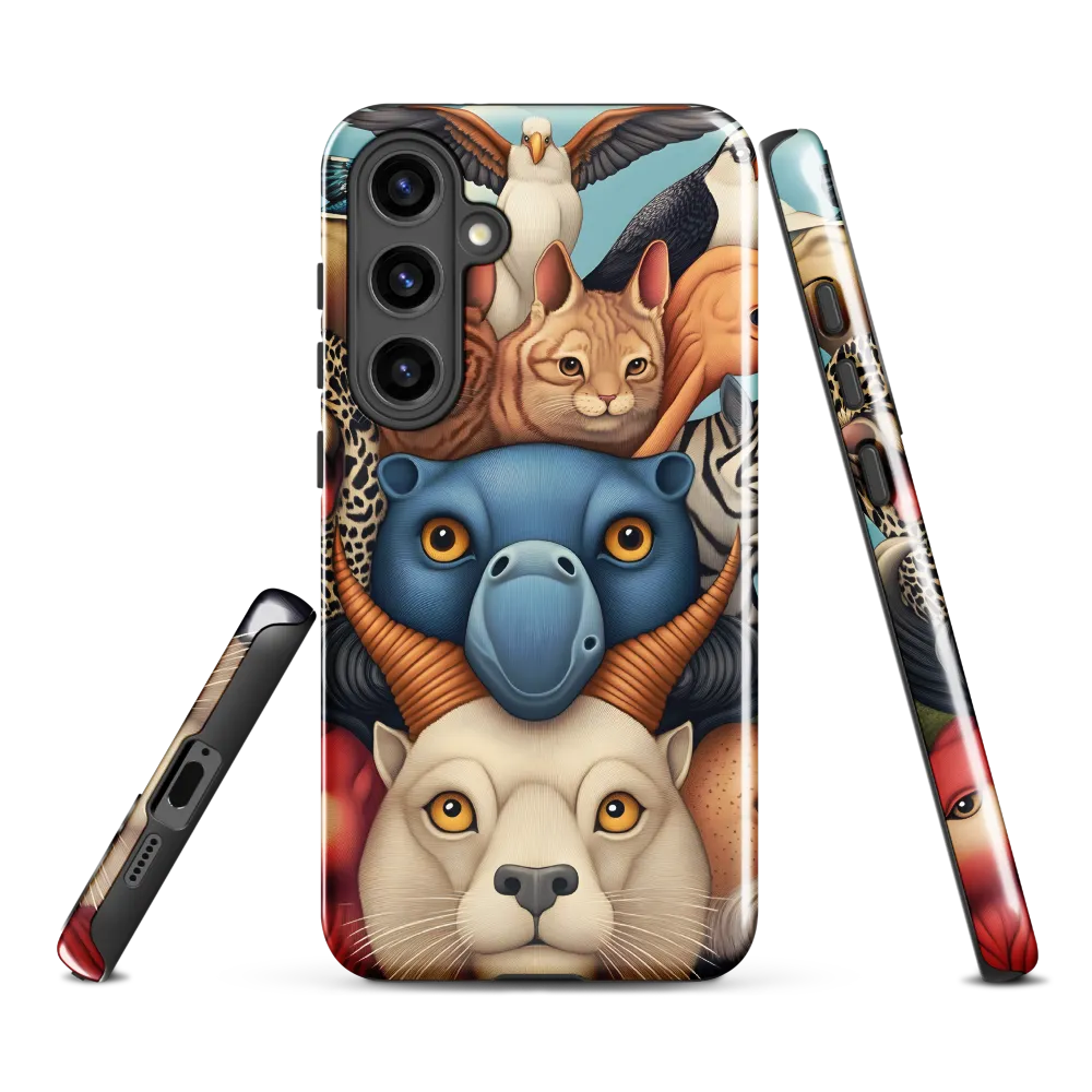 Harmonious Echoes of Wildlife | Phone Case |  S24 Plus | Tough Case | Glossy