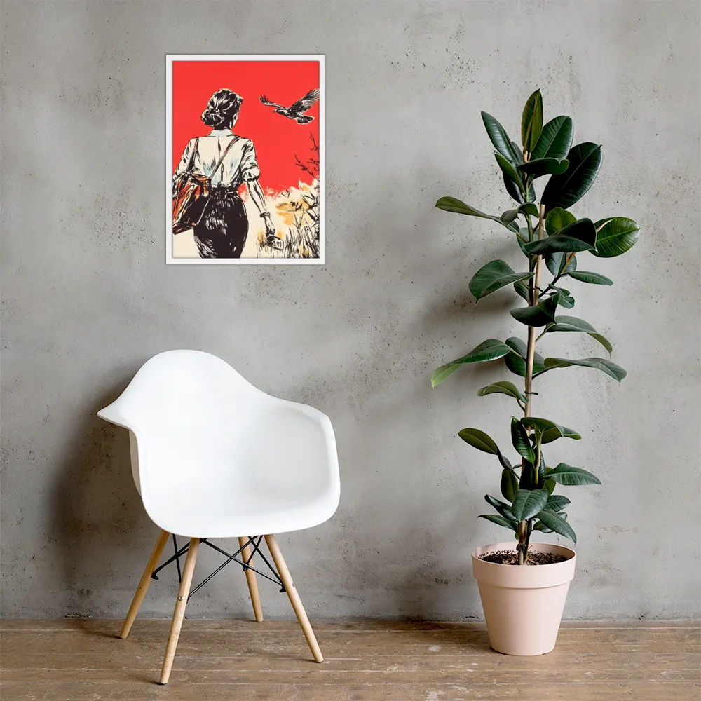 Journey Beyond the Horizon | Poster with White Frame | 18″×24″