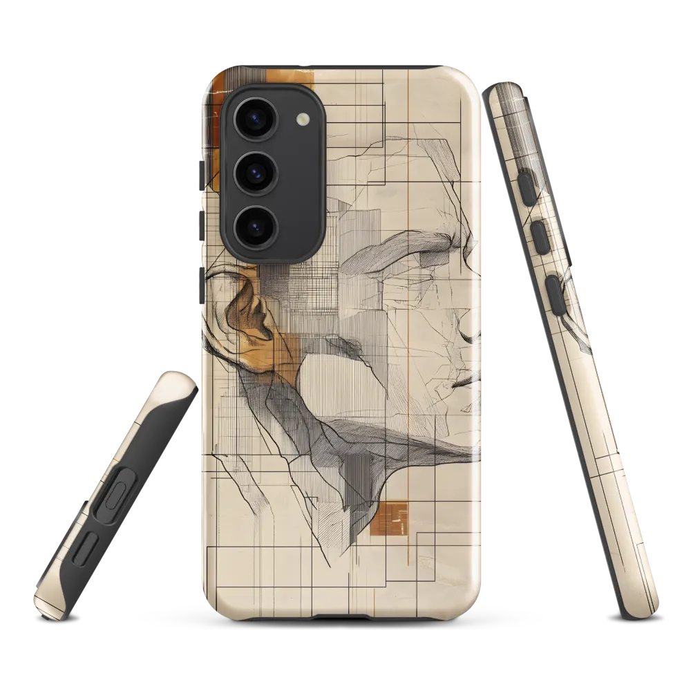 Geometric Reverie | Phone Case |  S23 Plus | Tough Case | Glossy