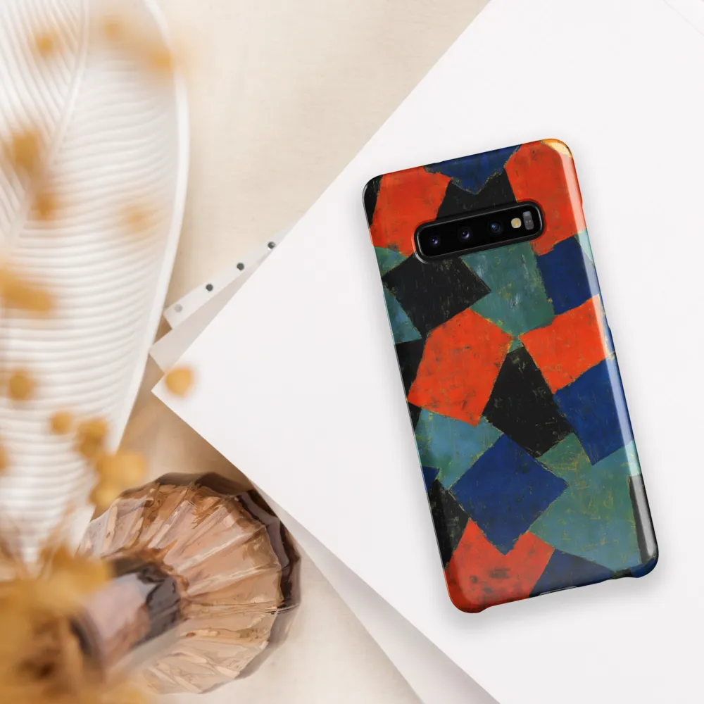 Dynamic Geometry in Color | Phone Case |  S10 Plus | Snap Case | Glossy