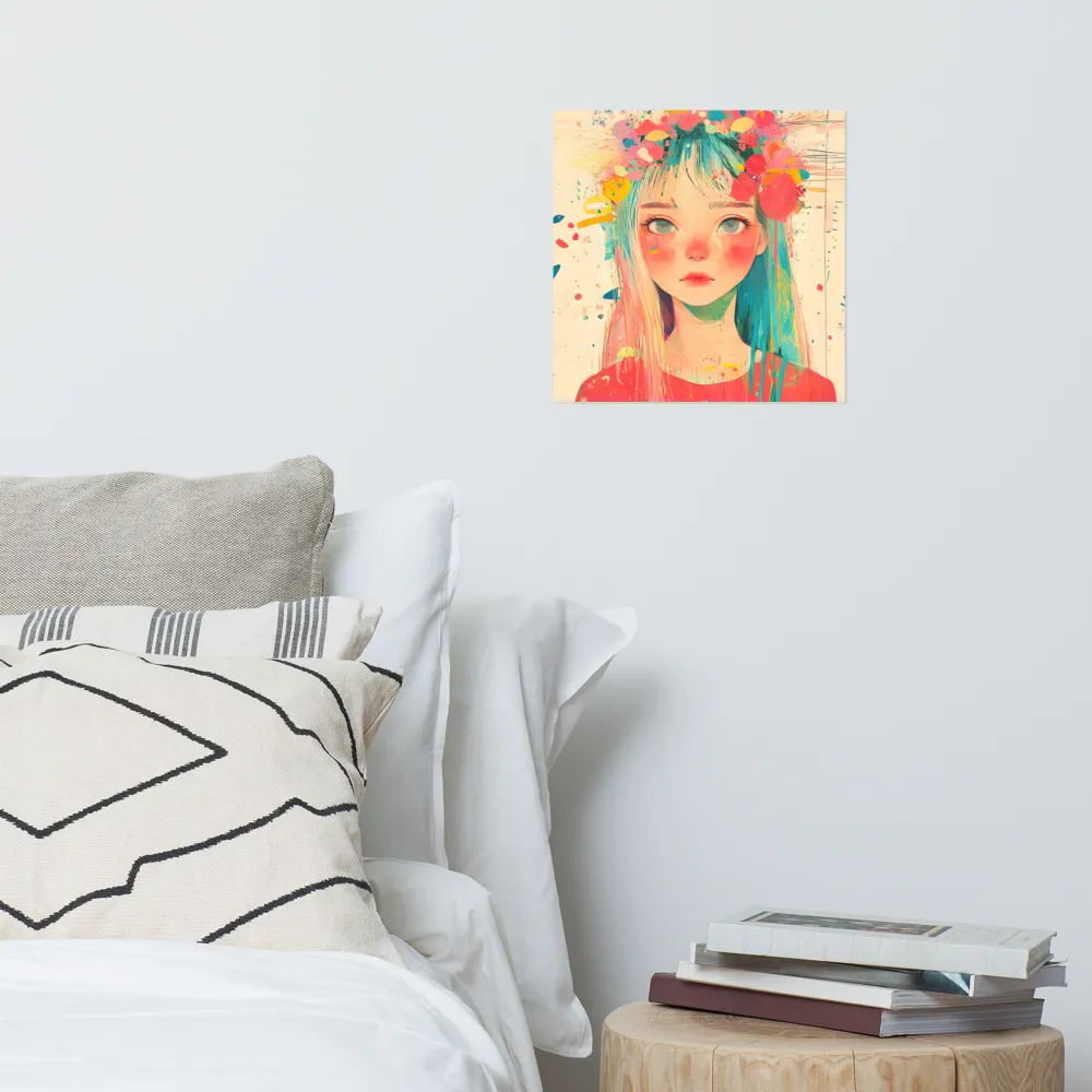 Whimsical Blossom | Poster | 14″×14″