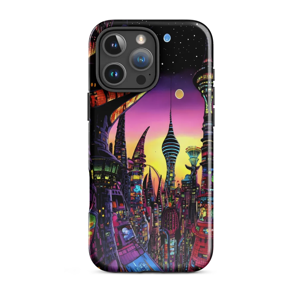 Futuristic Cityscape at Dusk