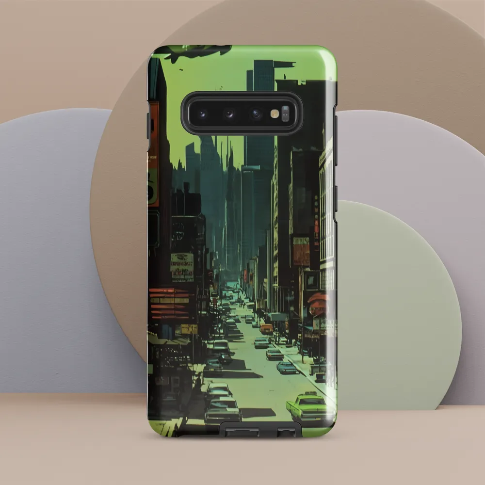 Nostalgic Futurism in Urban Splendor | Phone Case |  S10 Plus | Tough Case | Glossy