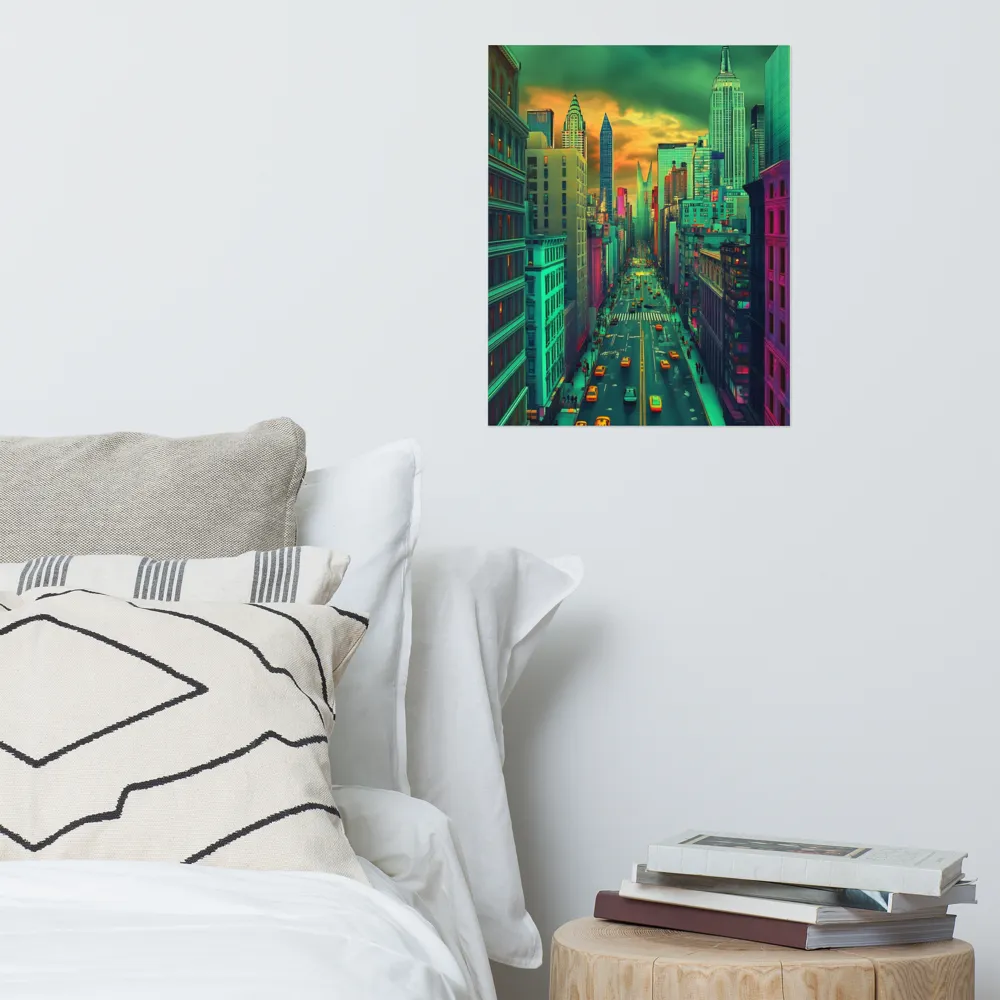 Urban Surrealism: Neon Dreams | Poster | 16″×20″