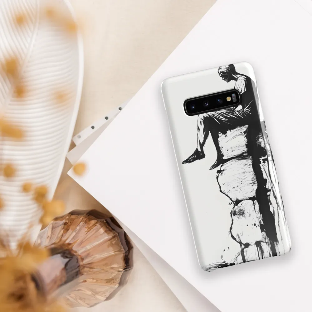 Contemplation on the Edge | Phone Case |  S10 Plus | Snap Case | Glossy