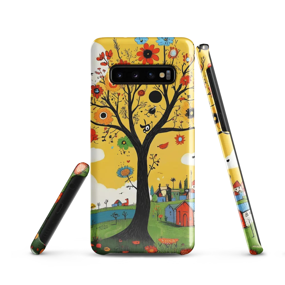 Whimsical Blooms of Life | Phone Case |  S10 | Snap Case | Glossy