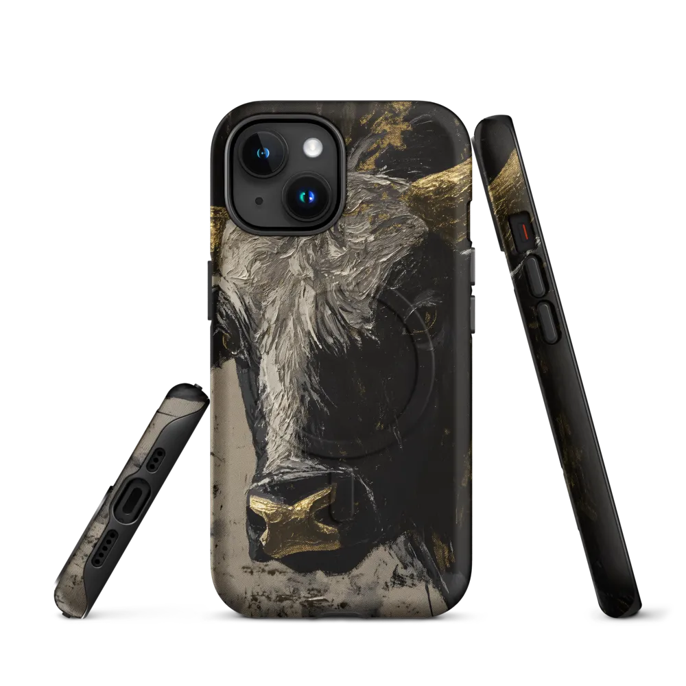 Majestic Bull: The Power in Black and Gold