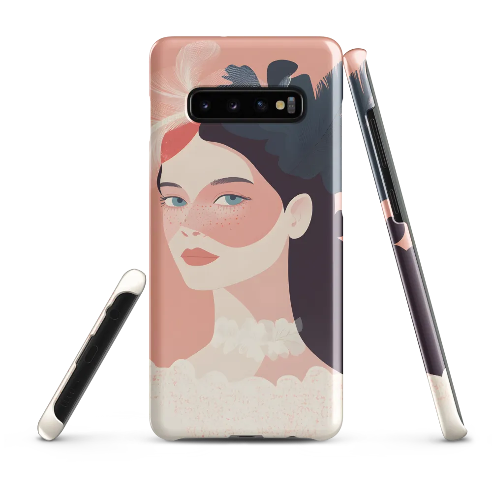 Elegance in Pink | Phone Case |  S10 Plus | Snap Case | Glossy