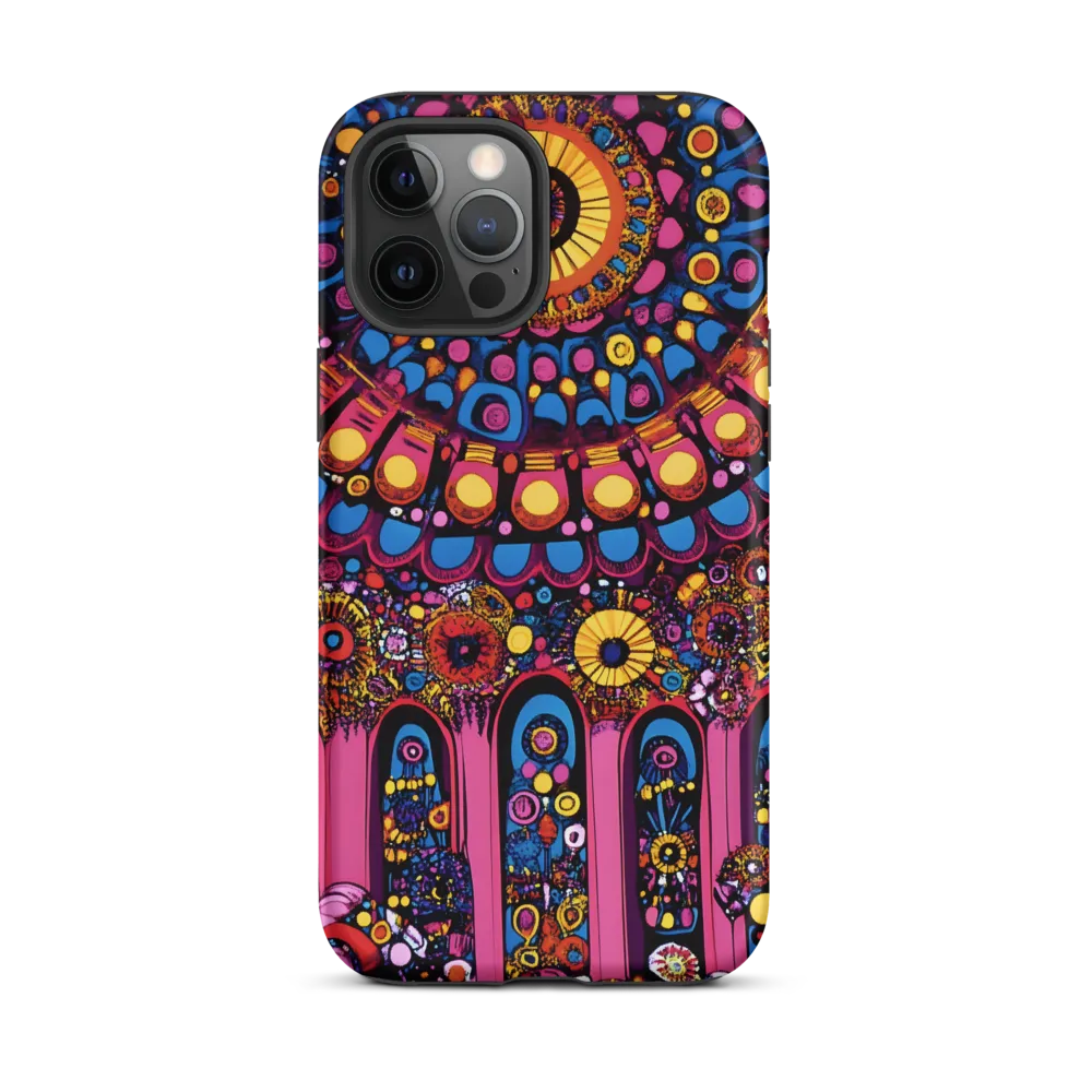 Whimsical Mandala Symphony | Phone Case |  12 Pro Max | Tough Case | Matte