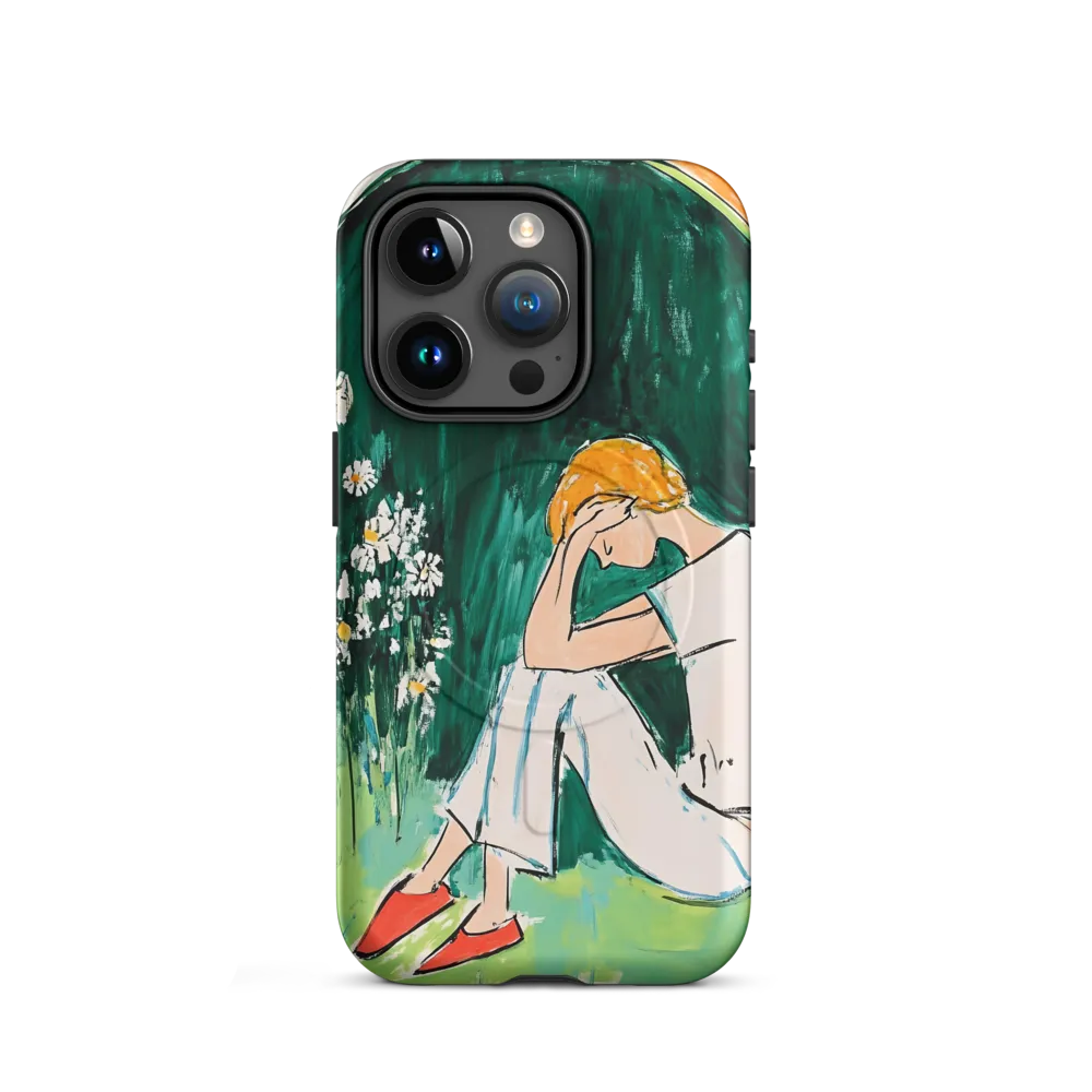 Silent Sorrow | Phone Case |  15 Pro | MagSafe® Tough Case | Matte