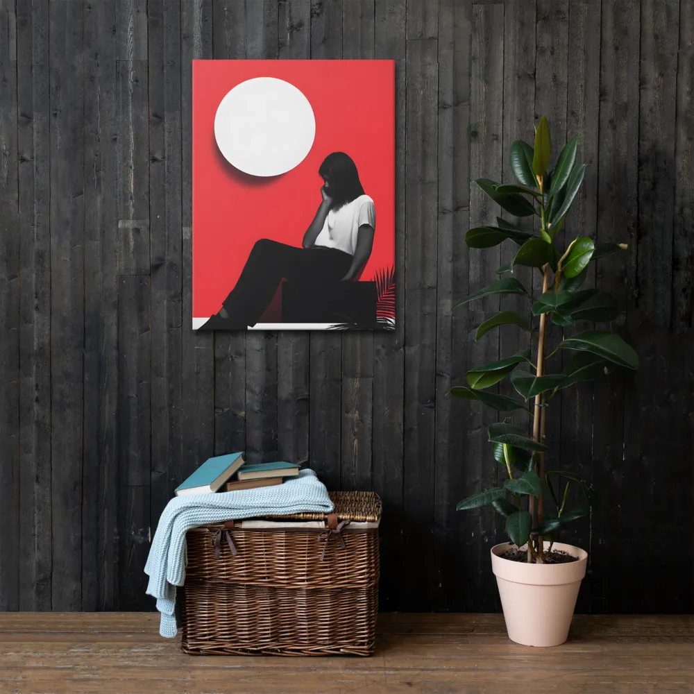 Contemplation in Red