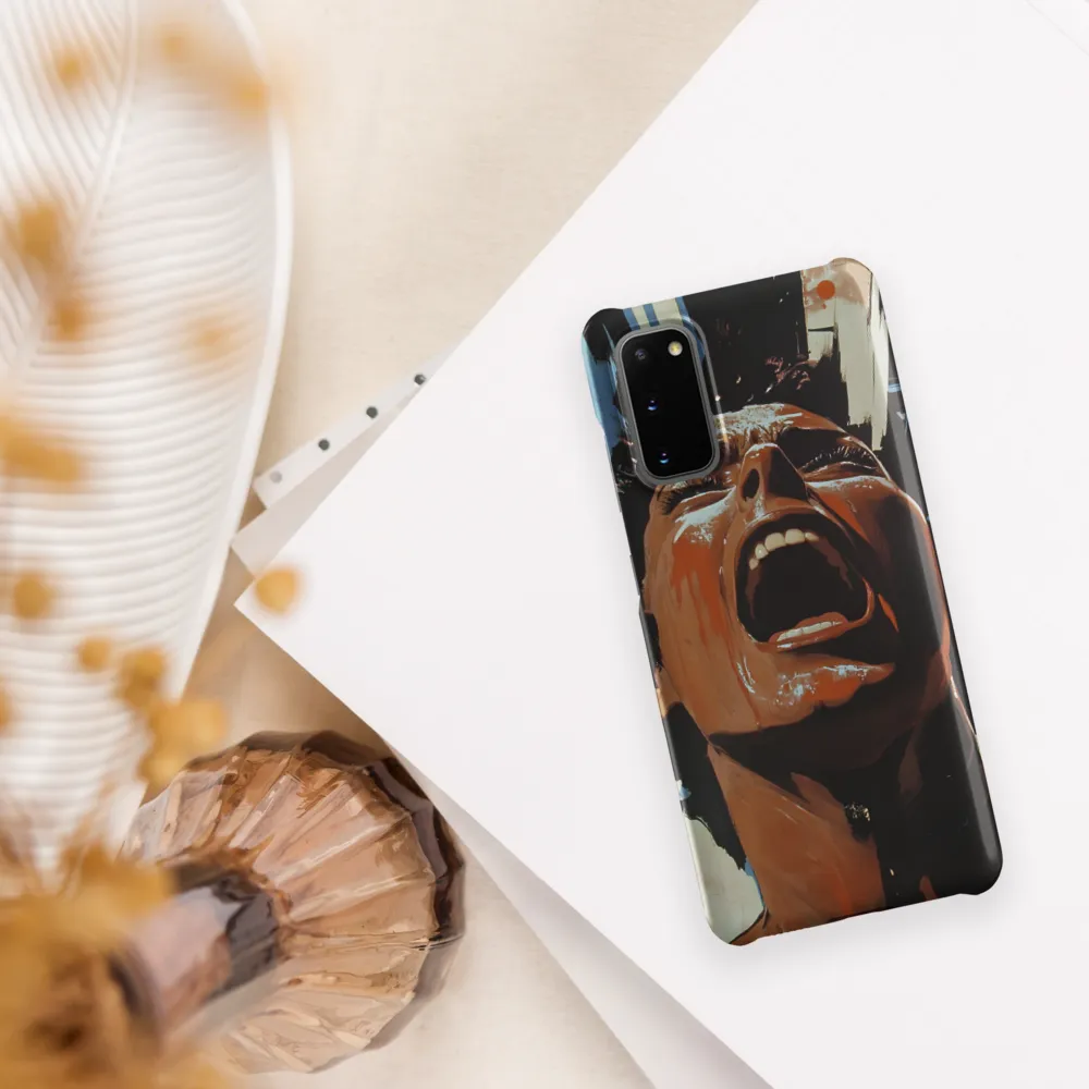 Raw Emotion: The Anguish Within | Phone Case |  S20 | Snap Case | Matte
