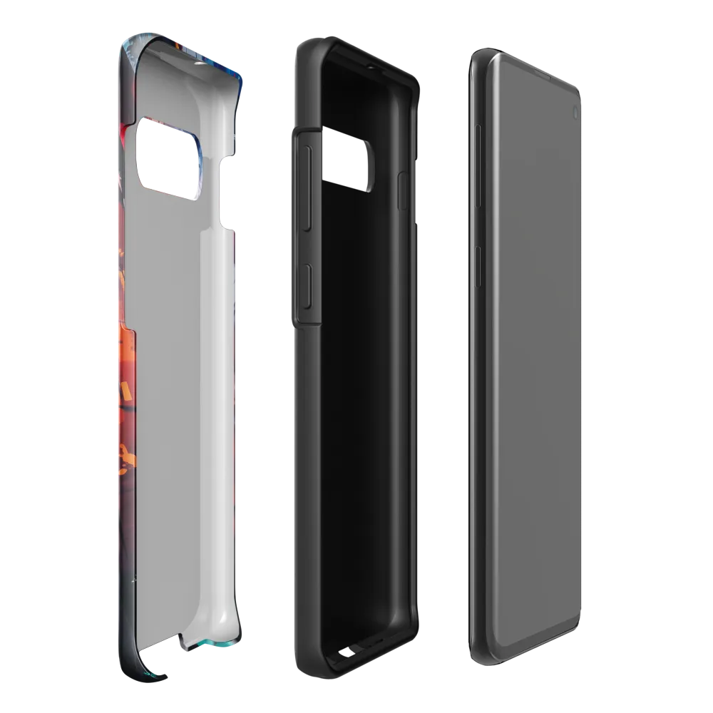 Silhouette in the Urban Abyss | Phone Case |  S10 Plus | Tough Case | Glossy