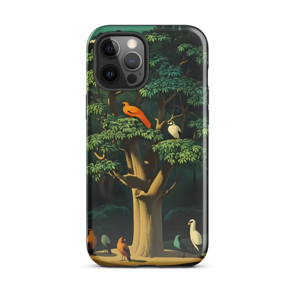 Harmony in Color: A Surreal Bird Symphony