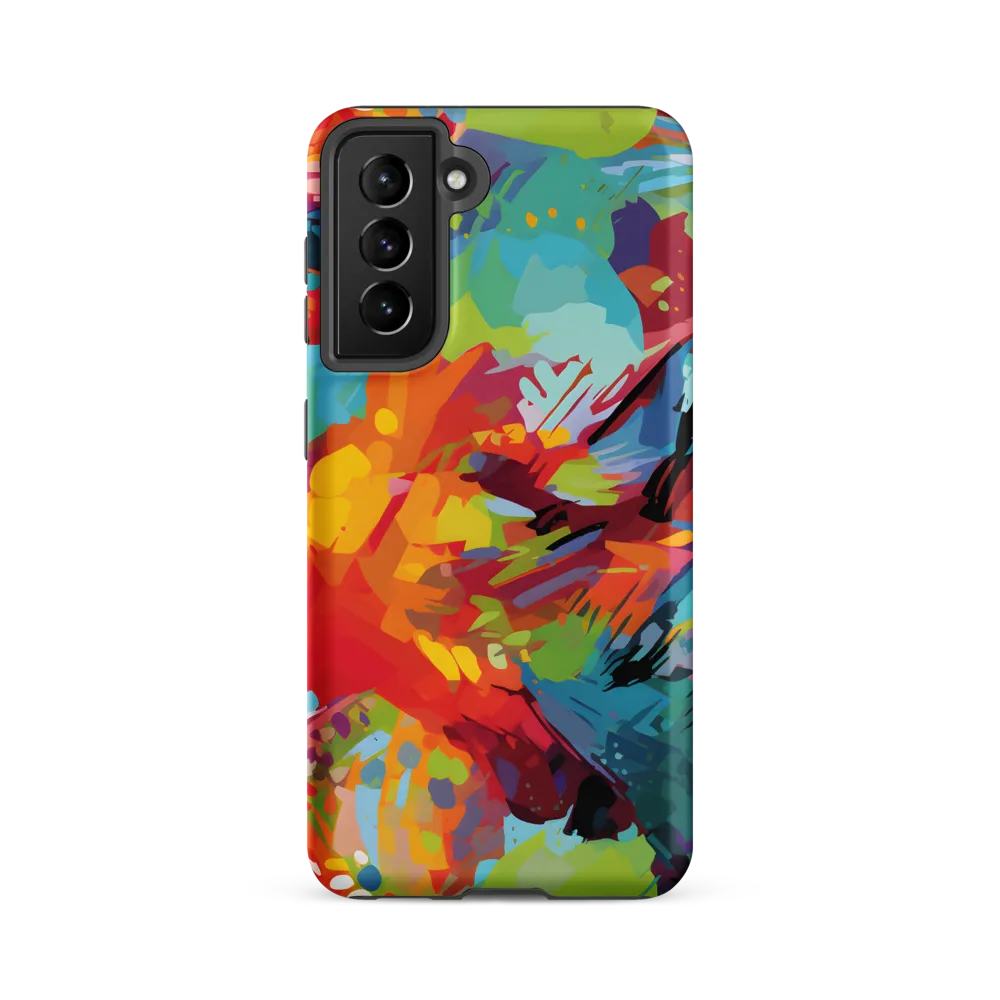 Colorful Lizard: An Abstract Adventure | Phone Case |  S21 FE | Tough Case | Matte