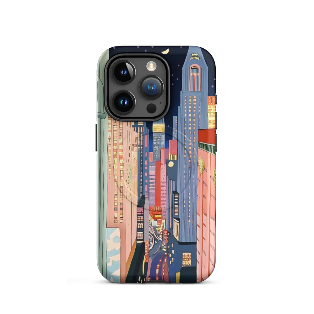 Urban Dreamscape: A Pop Art Night | Phone Case |  15 Pro | MagSafe® Tough Case | Matte