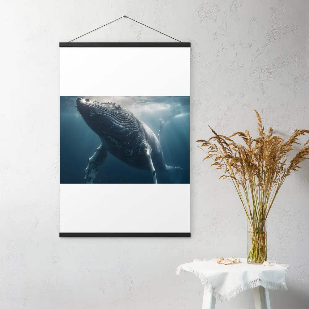 Graced by the Depths | Poster With Black Wood Hanger | 24″×36″