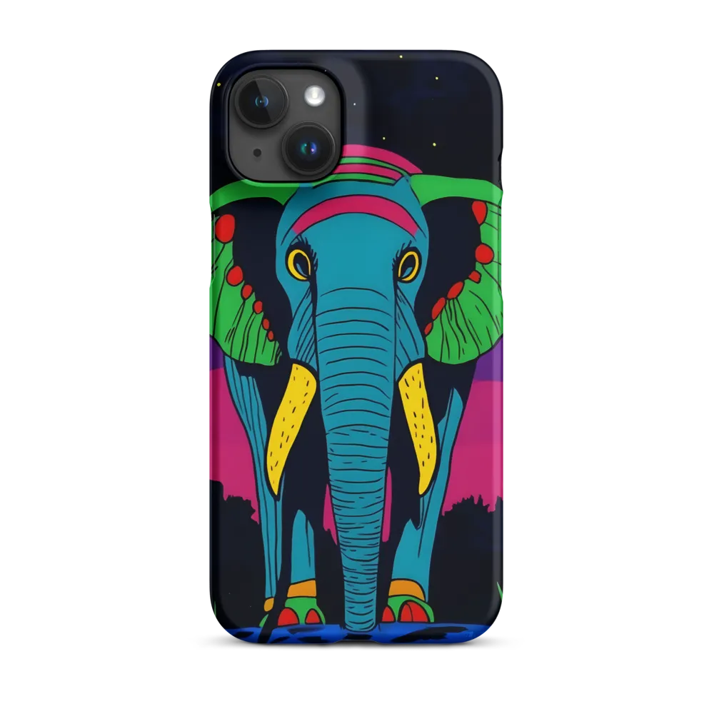 Whimsical Majesty: The Vibrant Elephant
