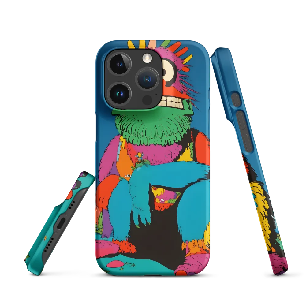 Whimsical Giant: A Playful Monster Encounter | Phone Case |  16 Pro | Snap Case | Matte
