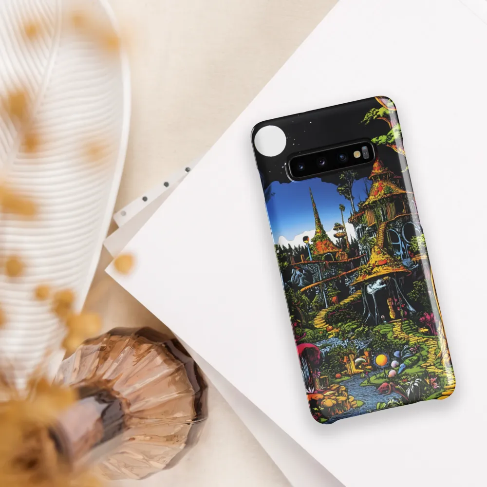 Whispers of a Neon Fantasy | Phone Case |  S10 Plus | Snap Case | Glossy