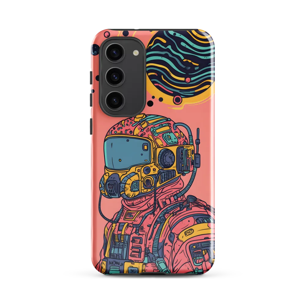 Exploration Beyond: A Digital Astronaut | Phone Case |  S23 Plus | Tough Case | Glossy
