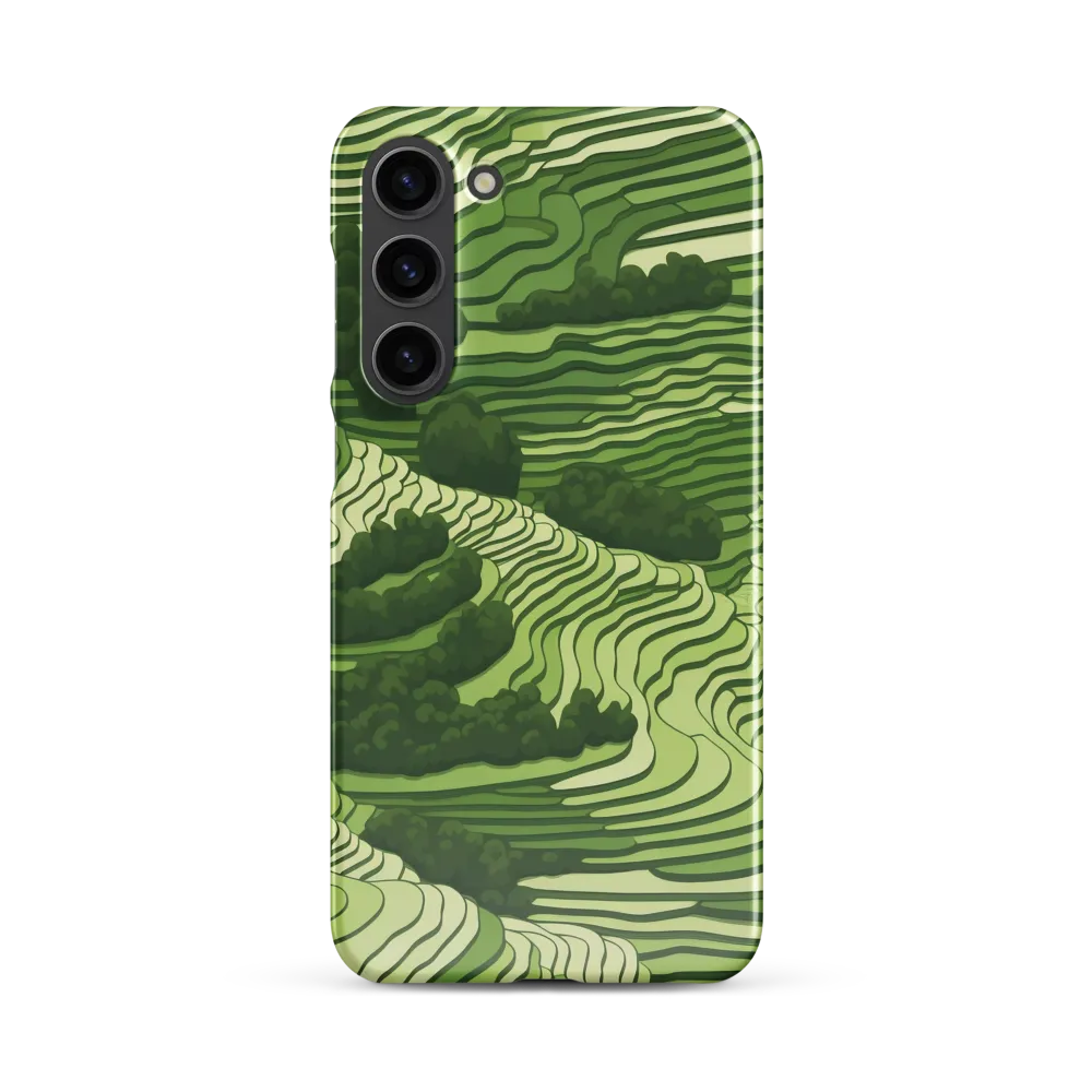 Waves of Green: An Abstract Landscape