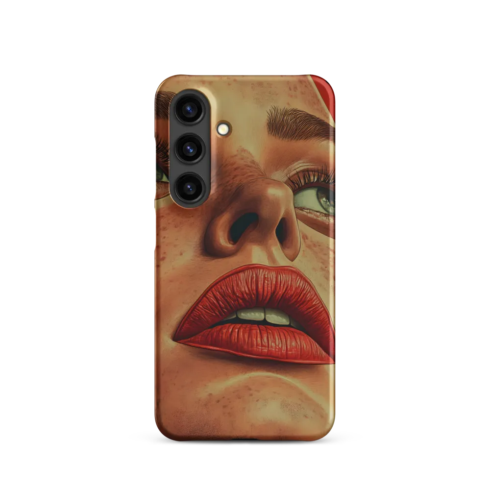 Red Intensity: A Portrait of Elegance