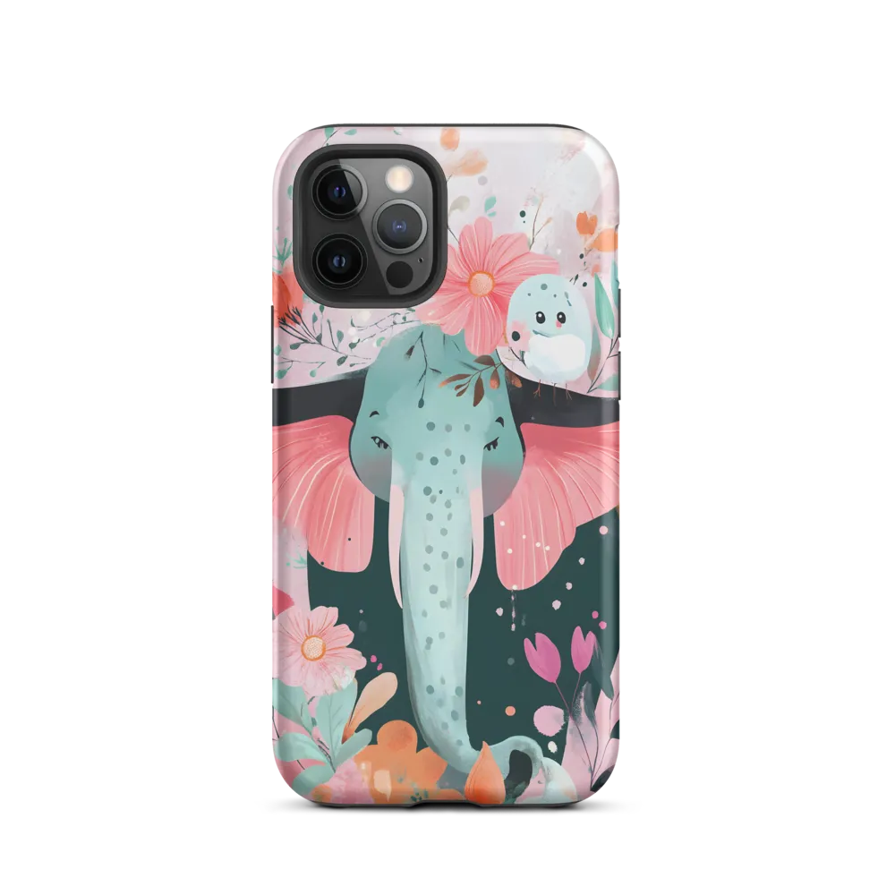 Whimsical Elephant in Bloom
