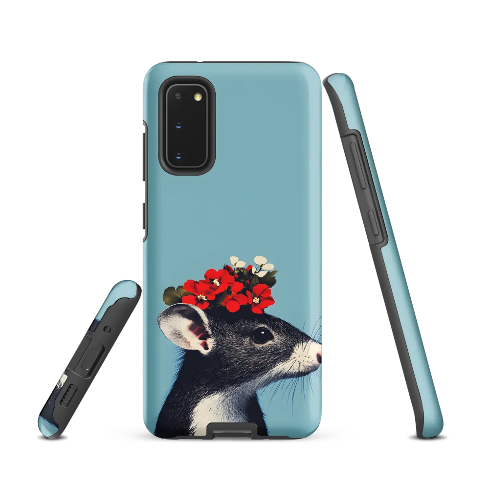 Whimsical Flora: A Mouse's Floral Crown