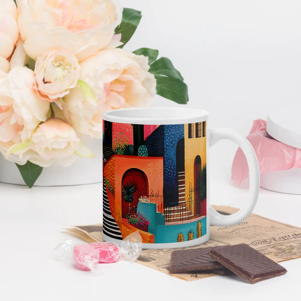 Colorful Architectural Harmony | Mugs | Multiple Sizes & Colors