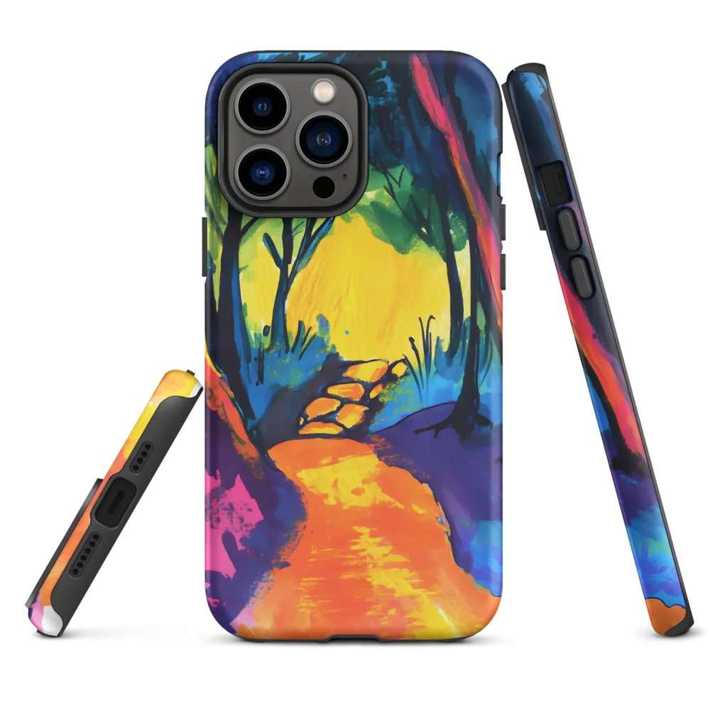 Path Through a Vibrant Forest