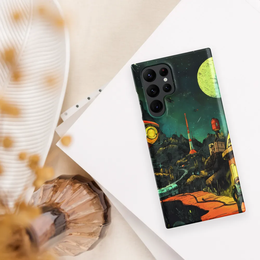 Cosmic Exploration: The Silent Journey | Phone Case |  S22 Ultra | Snap Case | Matte