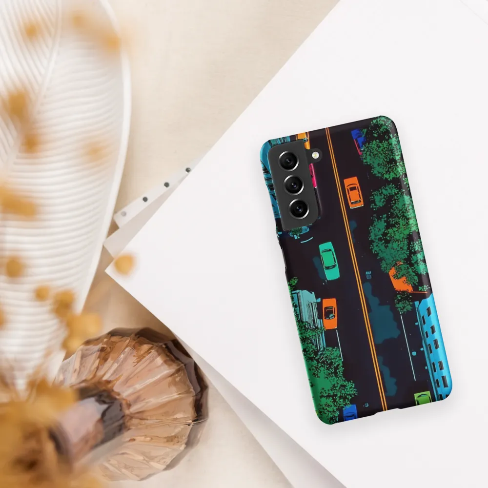 Urban Pulse: A Colorful Intersection