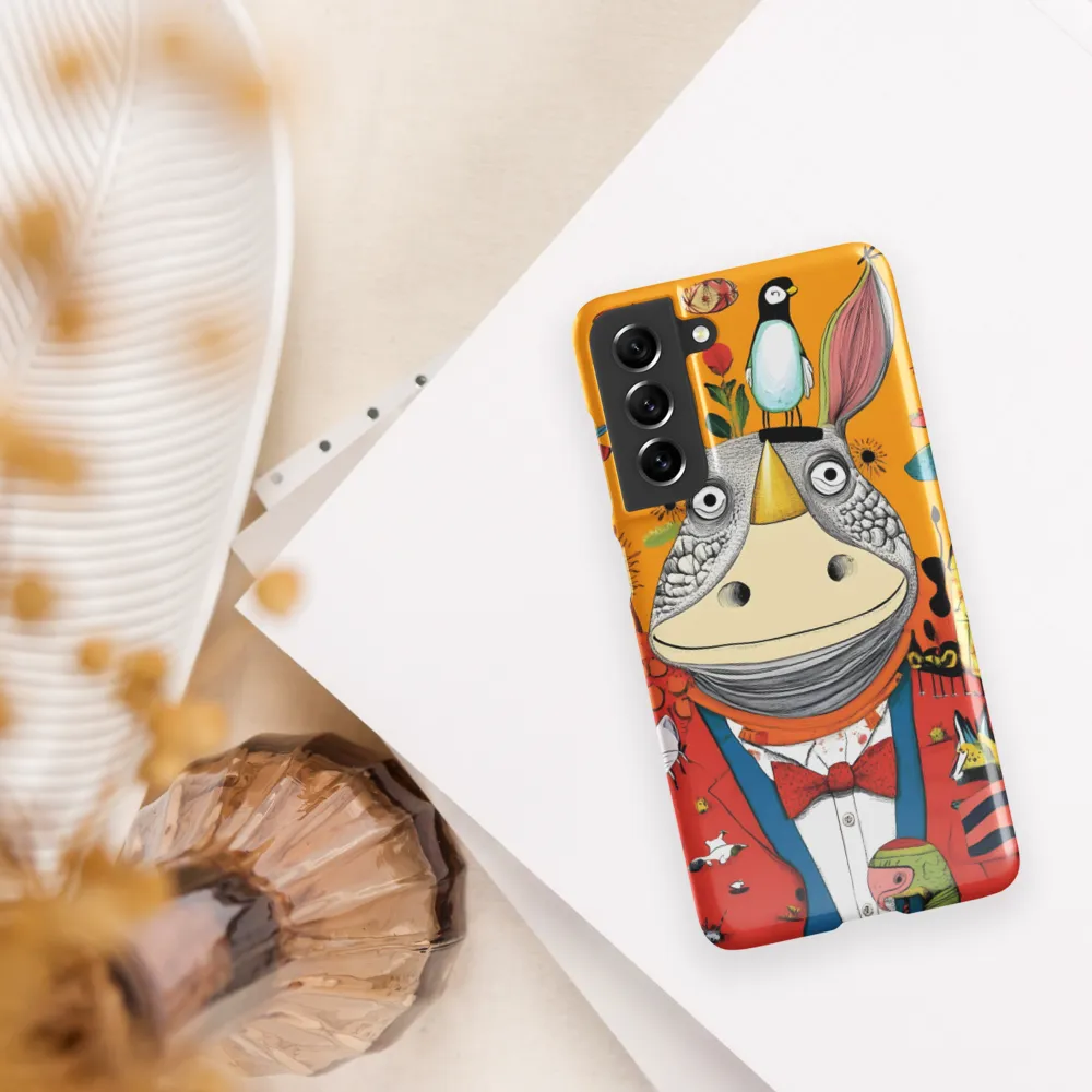 Whimsical Rhinoceros: A Playful Encounter