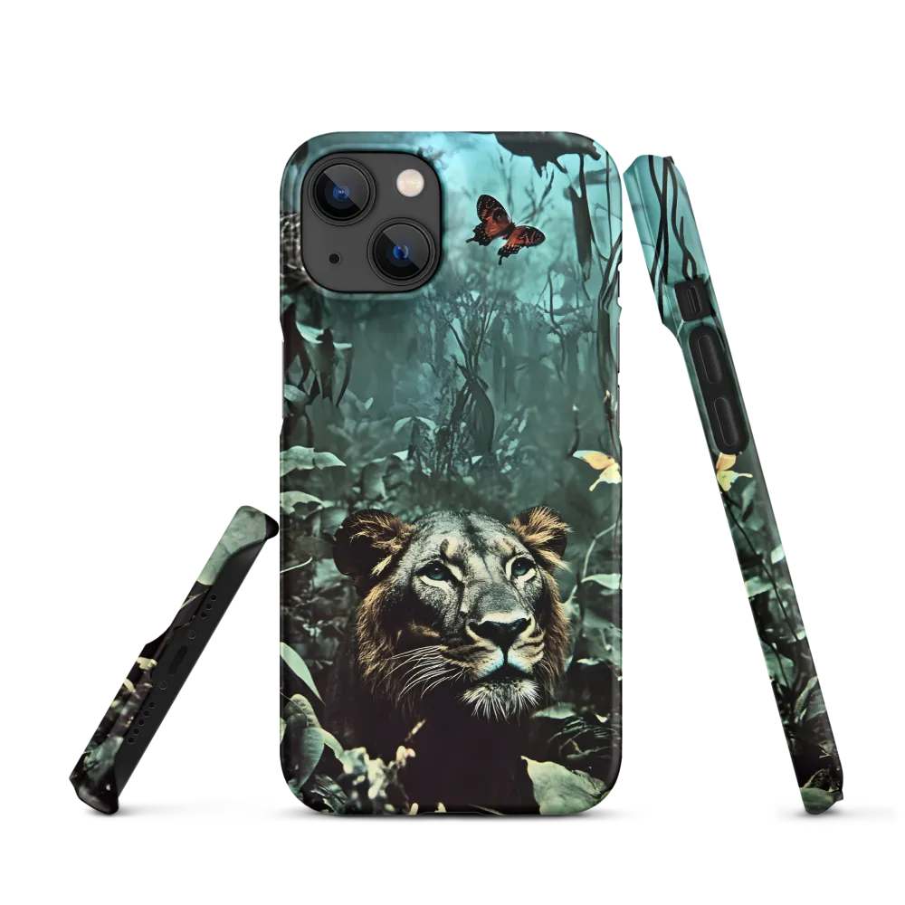 Teal Vigil: Lion in the Mist