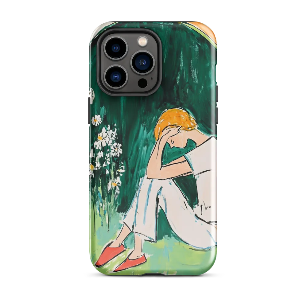 Silent Sorrow | Phone Case |  14 Pro Max | Tough Case | Glossy