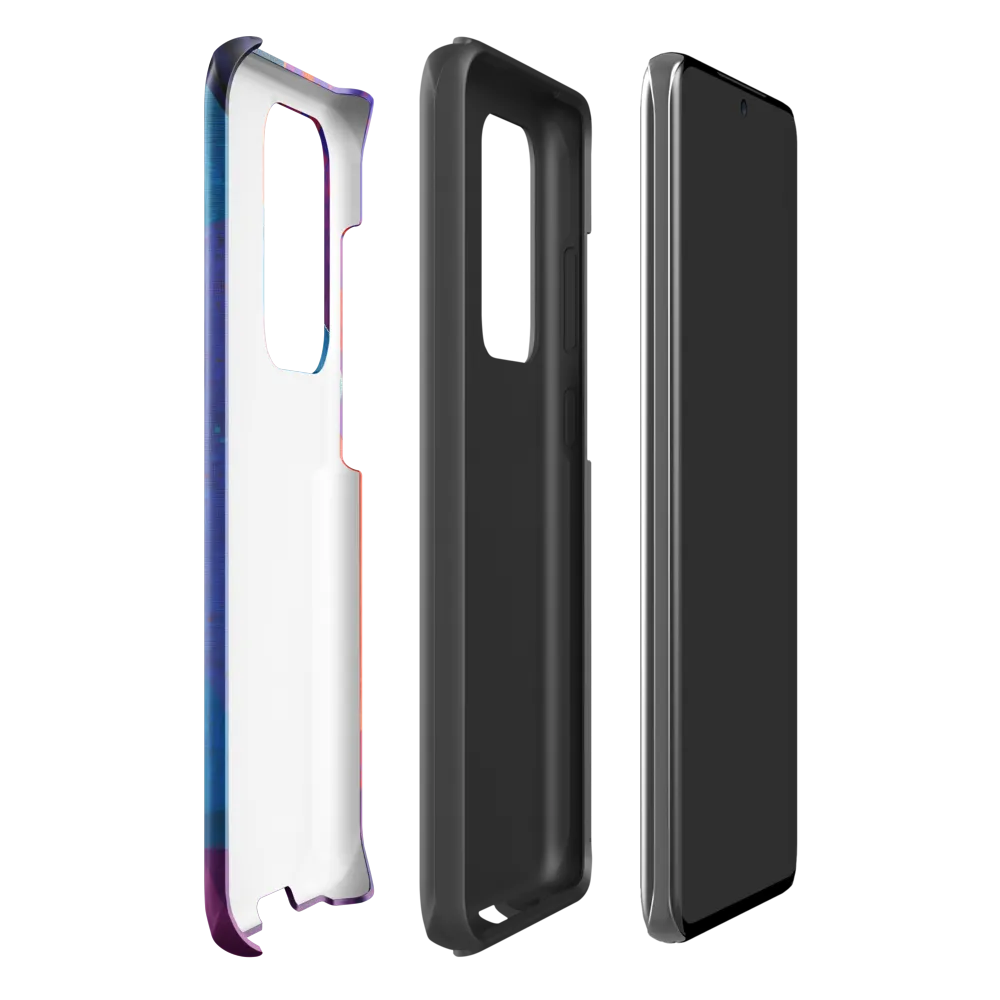 Cyan Profile with Magenta Mosaic