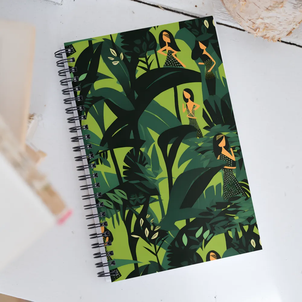 Harmony in Green | Spiral Notebook